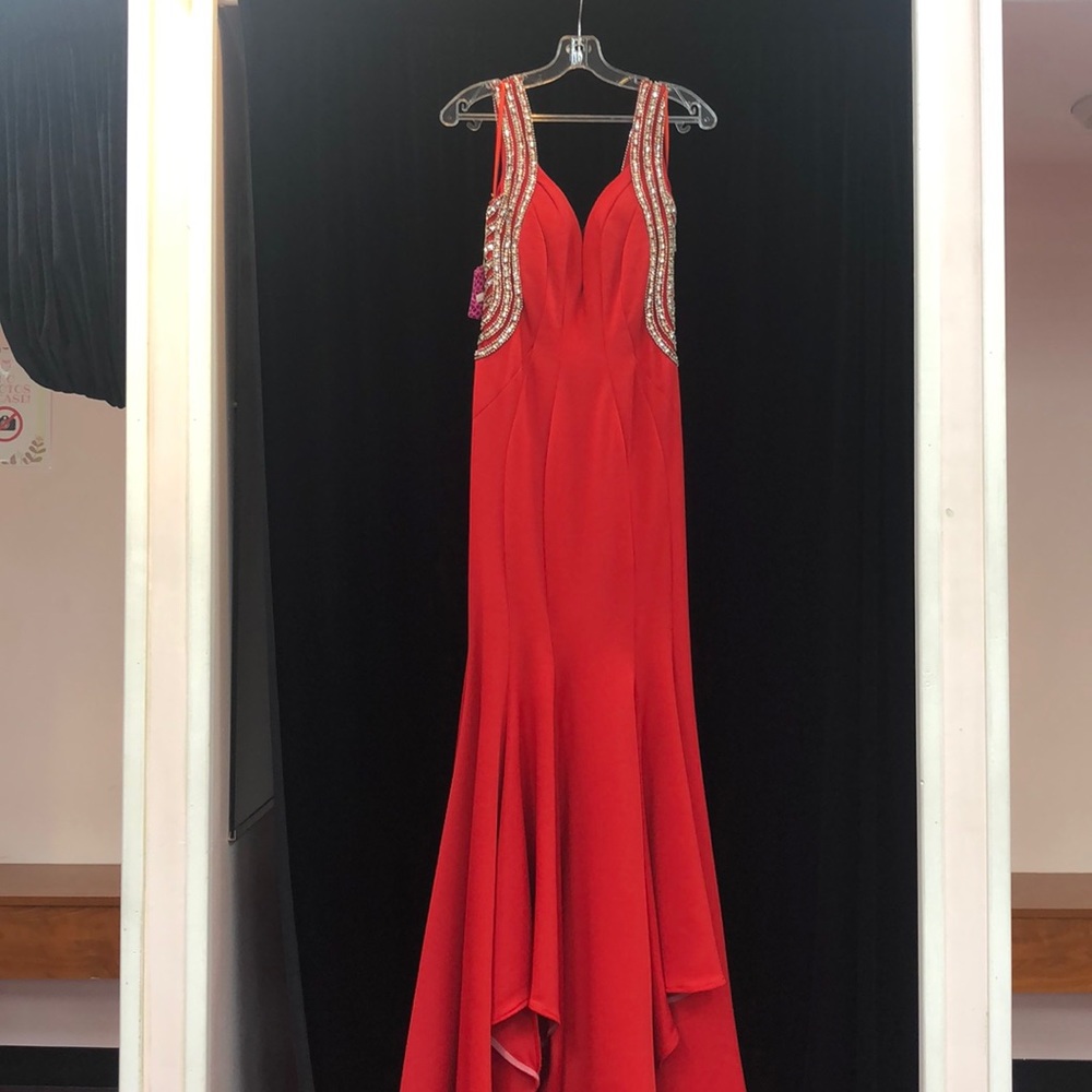 NWT RED JERSEY DRESS